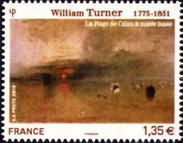 William Turner 1775-1851 La plage de Calais à marée basse