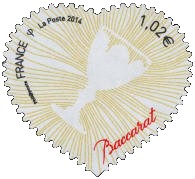 Timbre Coeur Baccarat
