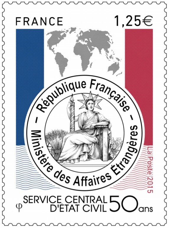 ervice Central d'État Civil 50 ans - République Française - Ministère 