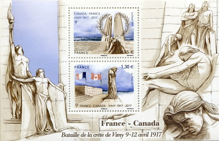France - Canada Bataille de la Crête de Vimy 9 - 12 avril 1917-2017
