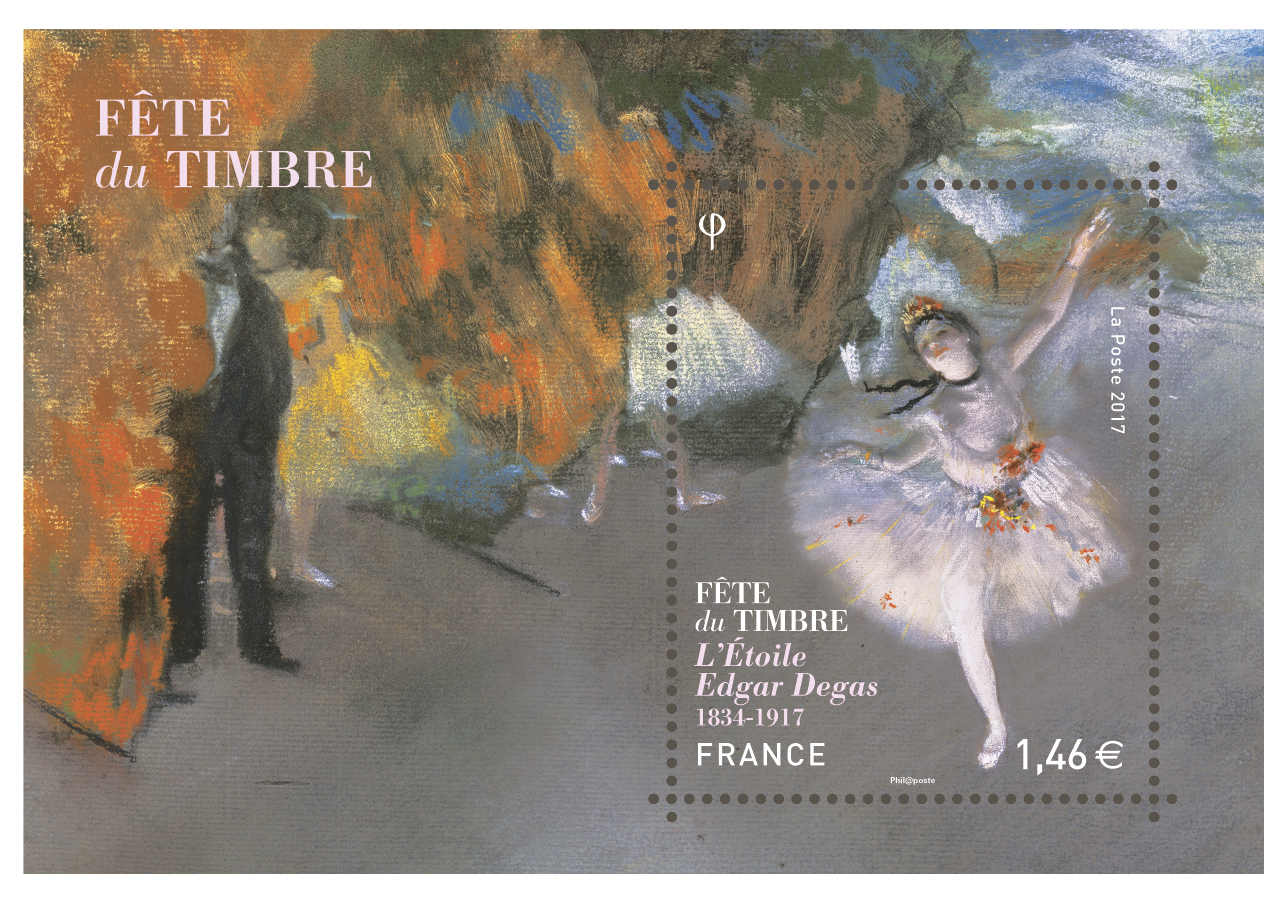 Fête du timbre - L'Étoile d'Edgar Degas - 1834-1917