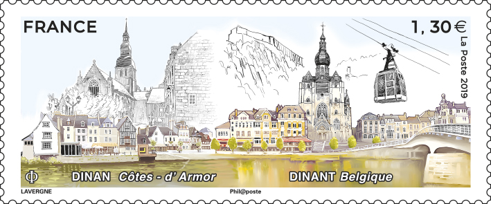 DINAN Côtes-d'Armor - DINANT Belgique