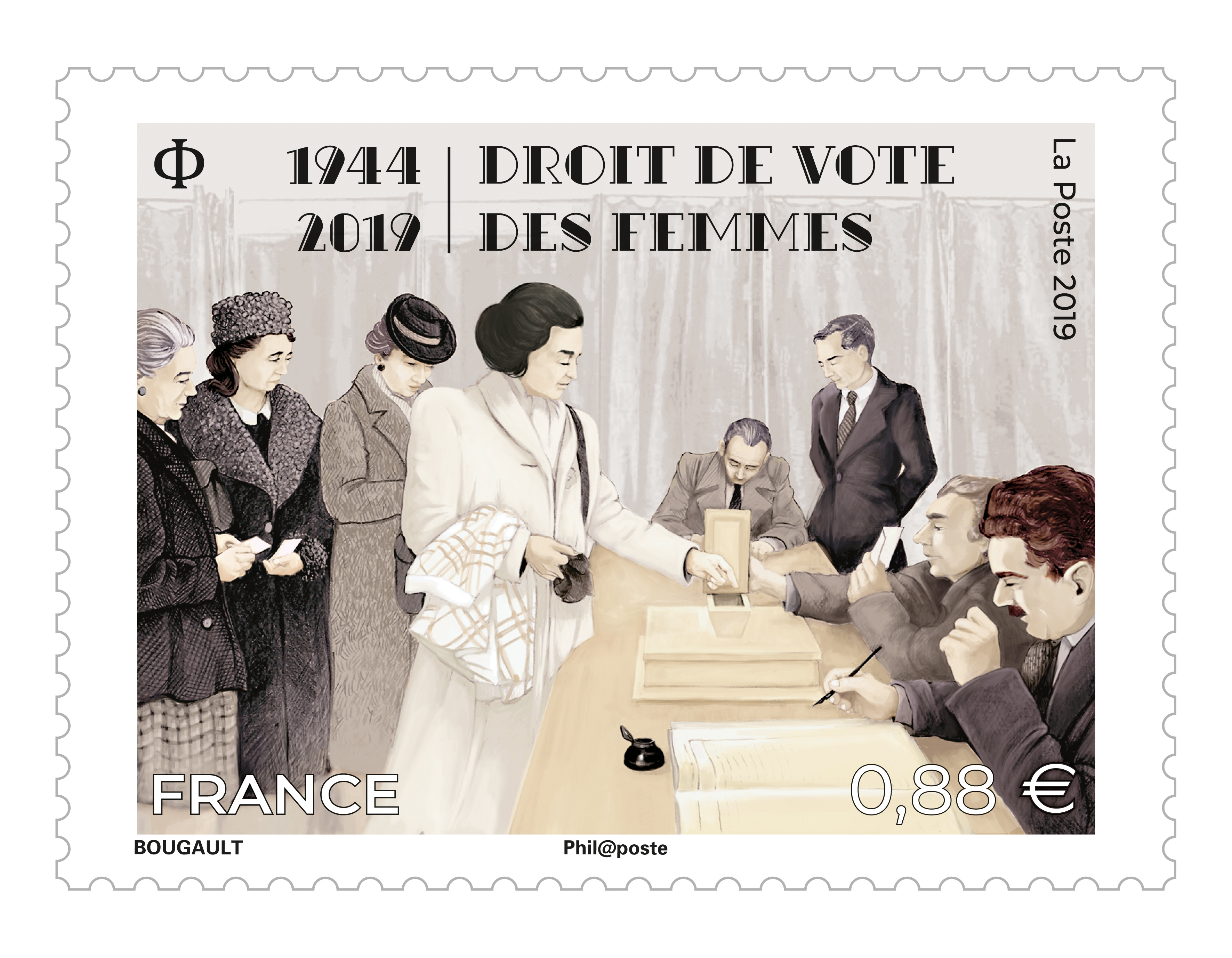 1944-2019 - DROIT DE VOTE DES FEMMES