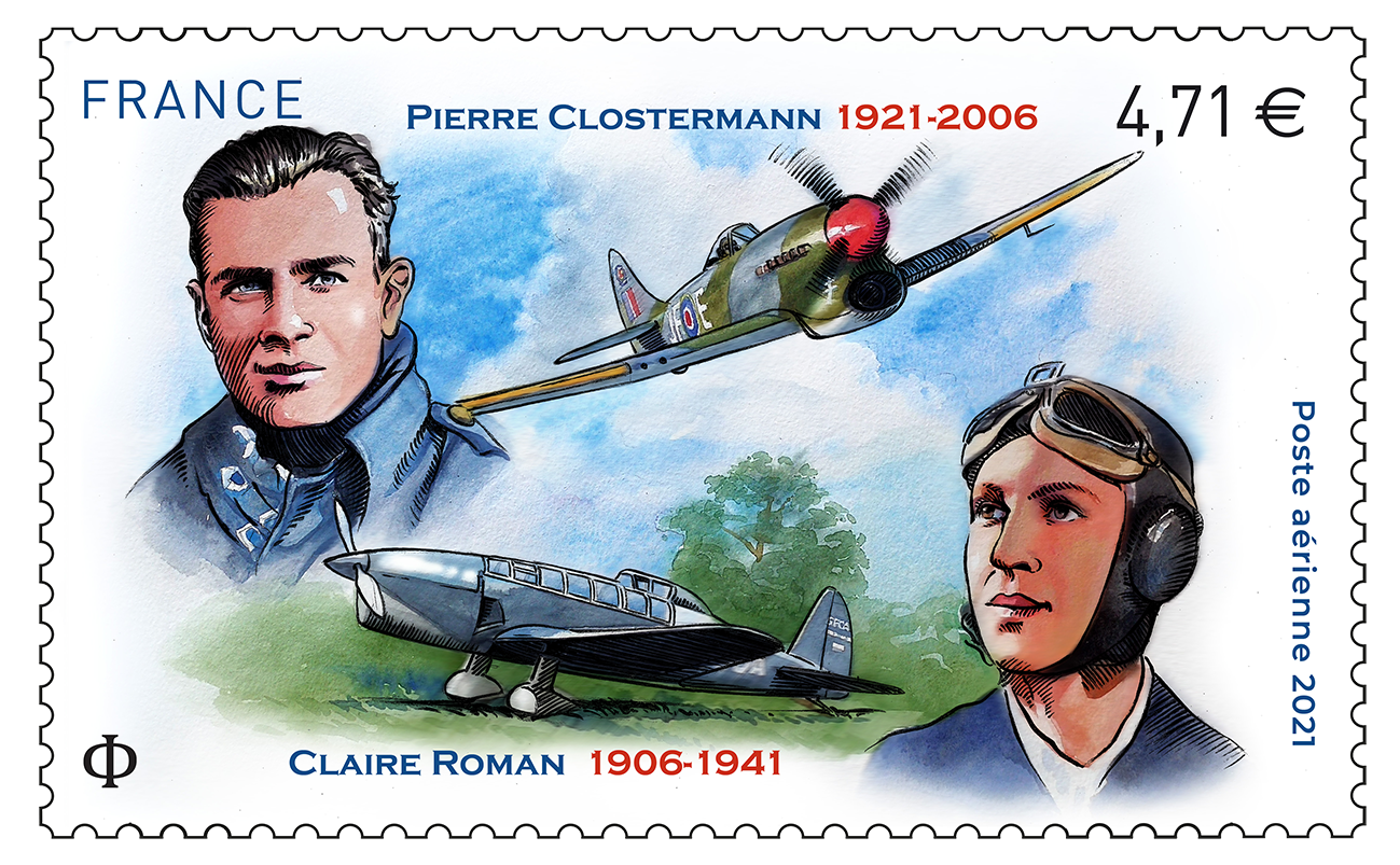 Pierre CLOSTERMANN 1921 - 2006 Claire ROMAN 1906 - 1941