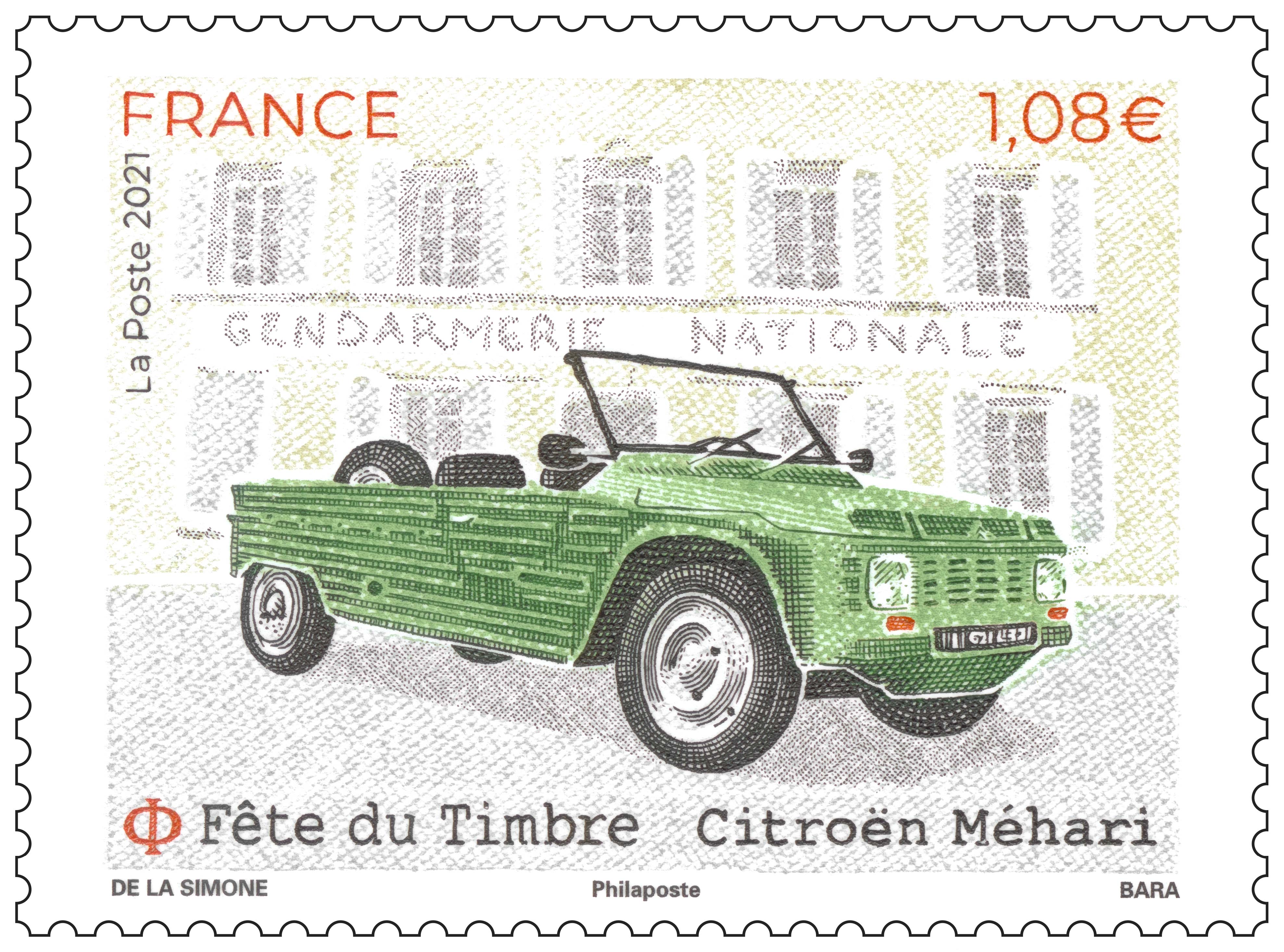 Fête du timbre - Citroën Méhari