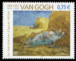 VINCENT VAN GOGH 1853-1890 La méridienne d'après Millet