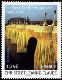 CHRISTO ET JEANNE-CLAUDE Le Pont-Neuf Empaqueté PARIS 1985
