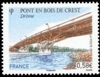 Pont en Bois de Crest Drôme