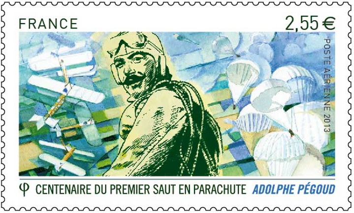 Centenaire du premier saut en parachute d'Adolphe Pégoud