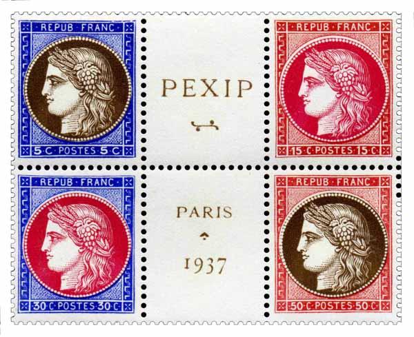 REPUB FRANC PEXIP PARIS 1937