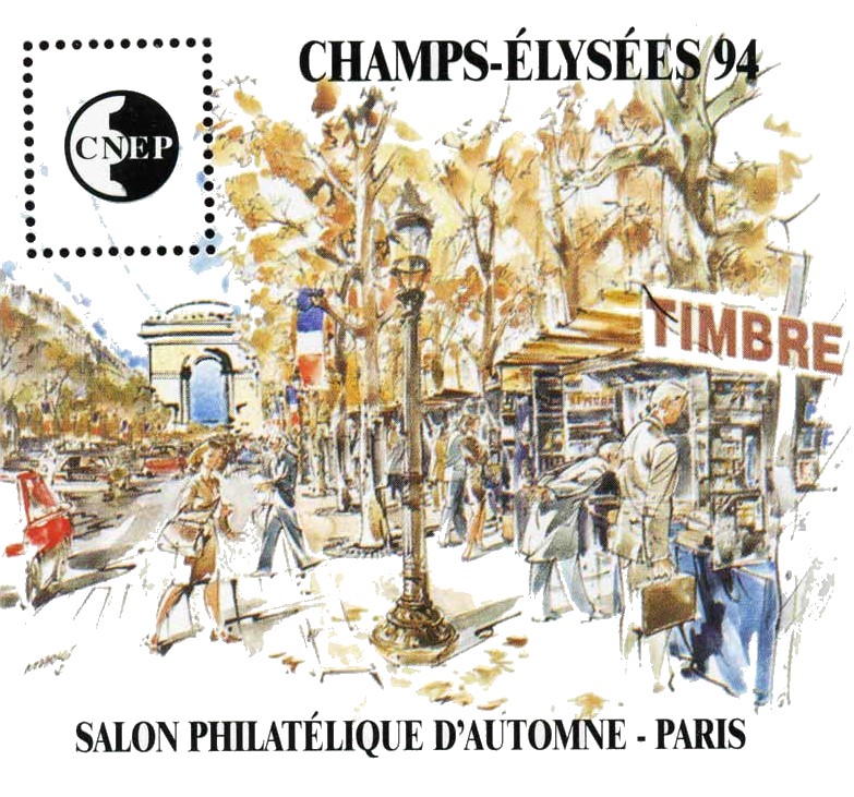 Champs-Elysées Salon philatélique d'automne Paris CNEP