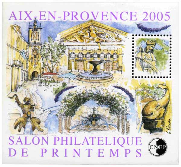 Salon philatélique de printemps Aix-en-Provence CNEP