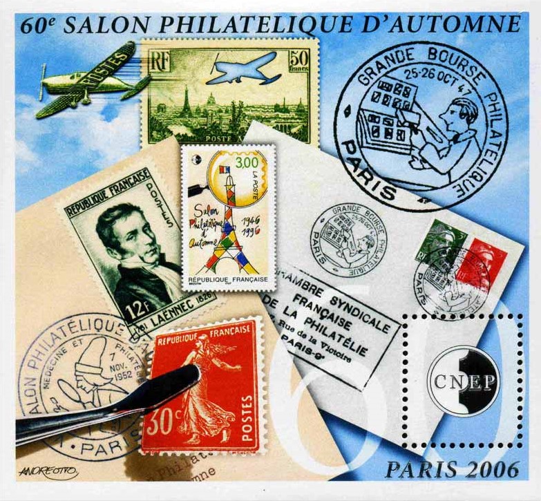 60e Salon philatélique d'automne Paris CNEP