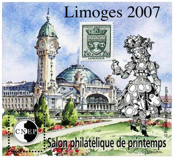 Salon philatélique de printemps Limoges CNEP