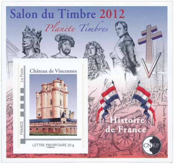 Salon du Timbre 2012 planète timbre château de Vincennes