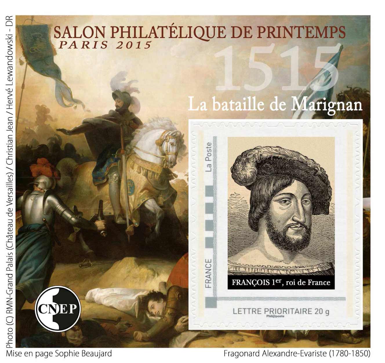 Salon philatélique de printemps Paris 2015 - 1515 La bataille de Marig