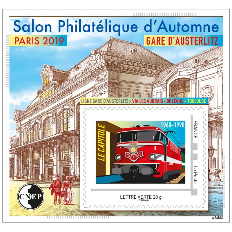 Salon Philatélique d'Automne, Paris 2019 - Gare d'Austerlitz