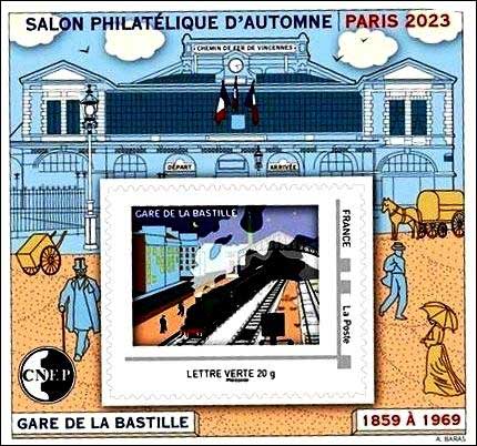 CNEP - Salon Philatélique d’Automne - Paris 2023 - Gare de la Bastille