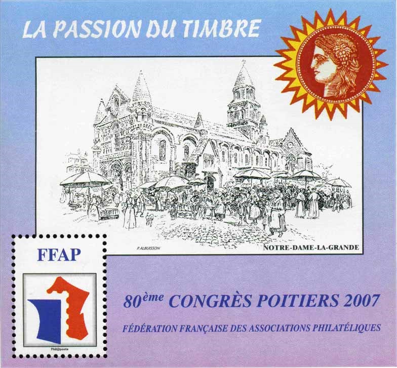 80e Congrès Poitiers LA PASSION DU TIMBRE