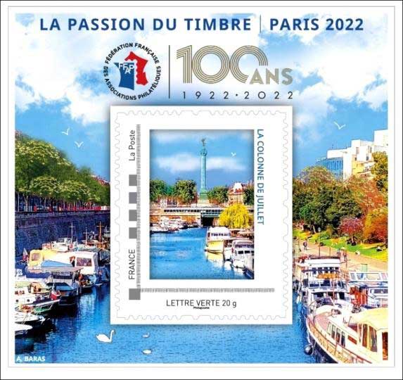 La Passion du Timbre - 100 ans (1922-2022) - Paris 2022