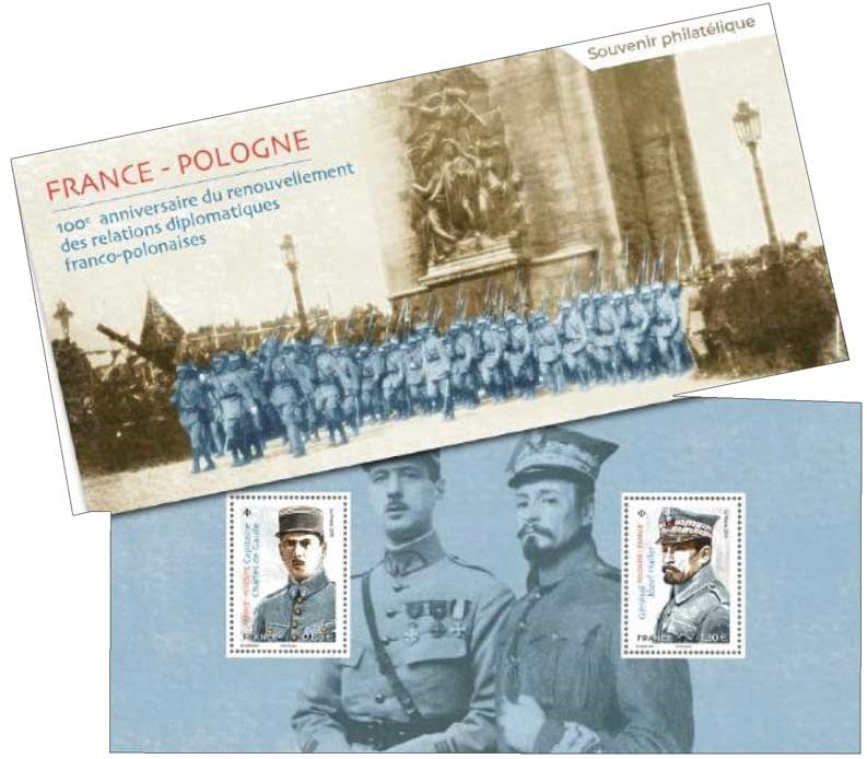 FRANCE- POLOGNE 100e anniversaire du renouvellement des relations 