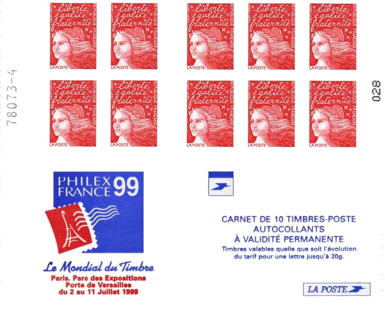 le mondial du timbre PHILEX France 99
