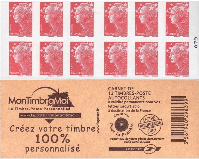 MonTimbraMoi – Le Timbre-poste Personnalisé Créez votre timbre 100 % p
