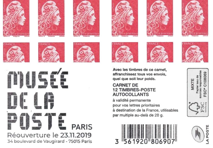 Musée de La Poste - Paris - réouverture le 23.11.19