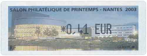 SALON PHILATÉLIQUE DE PRINTEMPS - NANTES 2003
