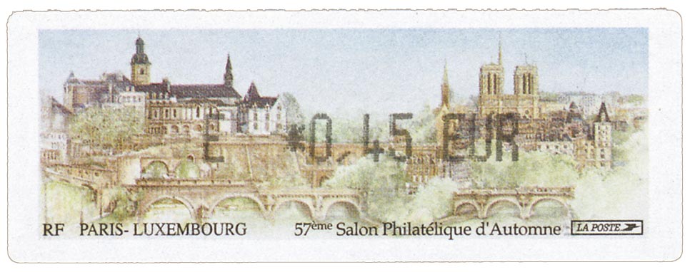 57e SALON PHILATÉLIQUE D'AUTOMNE PARIS - Luxembourg