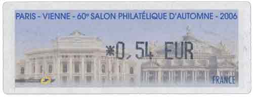 Paris - Vienne - 60e SALON PHILATÉLIQUE D'AUTOMNE