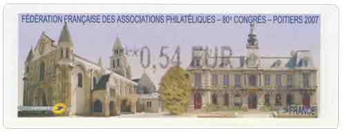 Fédération Française des associations philatélique 80e congrès Poitier
