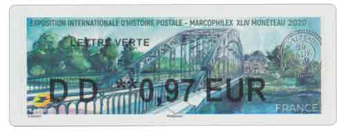Exposition internationale d'histoire postale - Macophilex XLIV Monétea