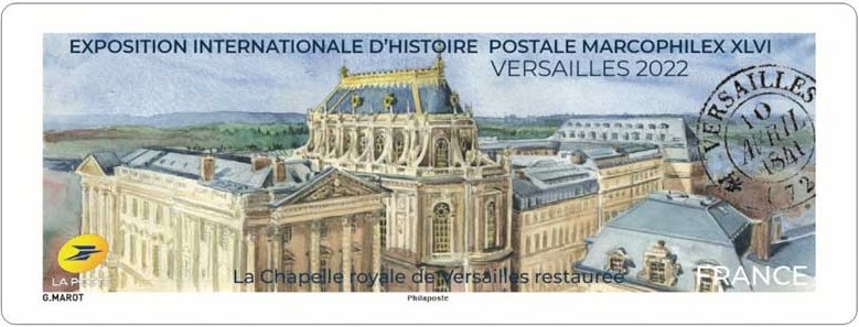 Marcophilex XLVI Versailles - La Chapelle royale de Versaille restauré