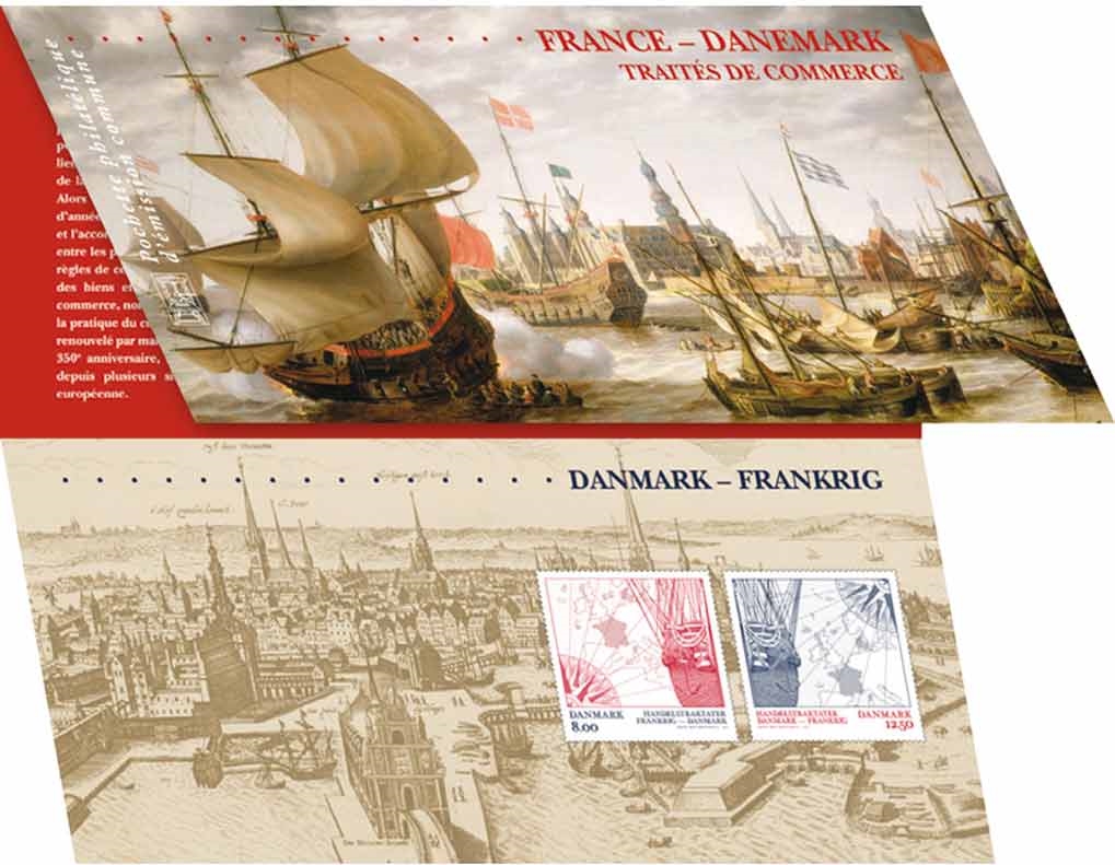 Pochette Traité de commerce France - Danemark