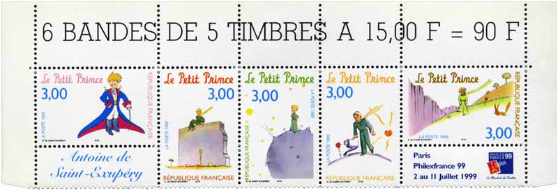 PHILEXFRANCE 99 1998 Le Petit Prince