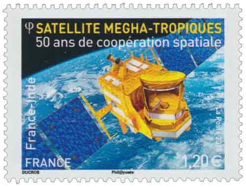 France - Inde 50 ans de coopération spatiale - Satellite Megha-tropiq
