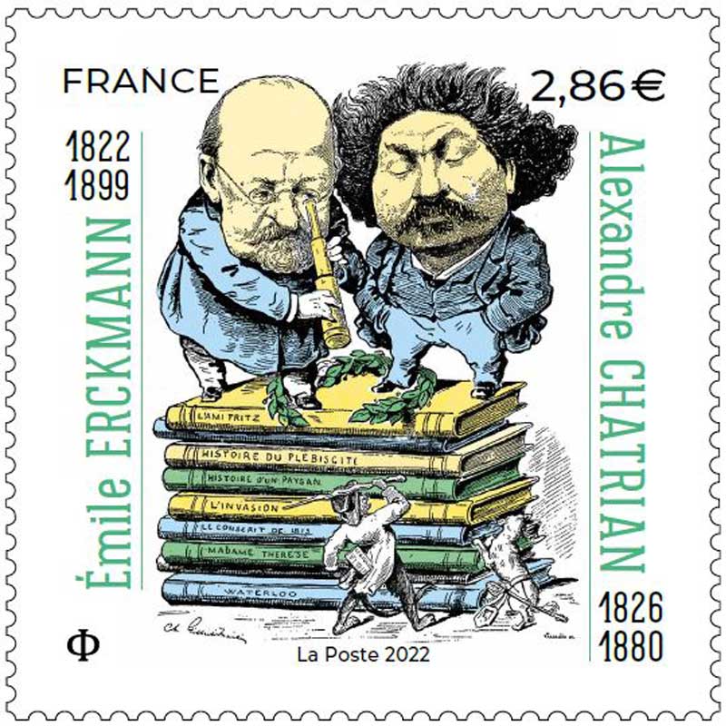Émile ERCKMANN 1822 1899 - Alexandre CHATRIAN 1826 1880