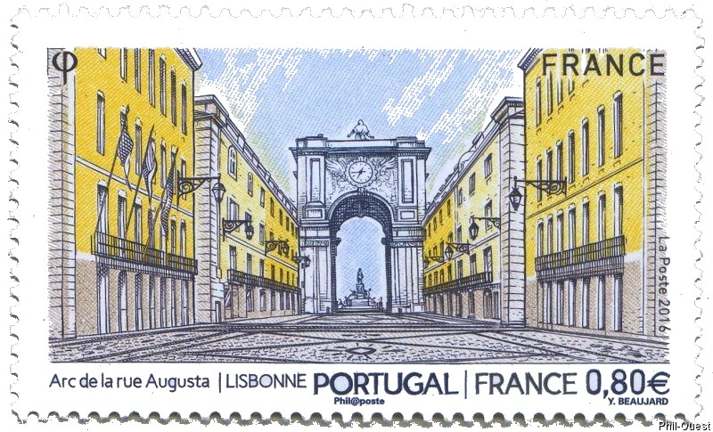 PORTUGAL | FRANCE Arc de la rue Augusta . LISBONNE