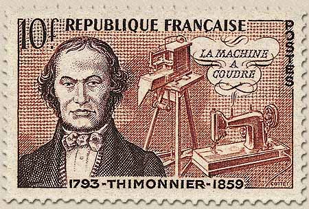 LA MACHINE A COUDRE THIMONNIER 1793-1859