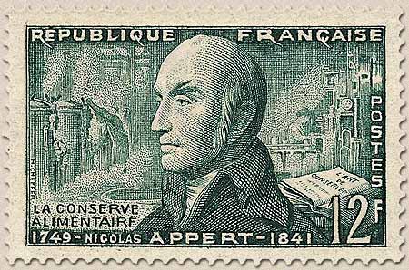LA CONSERVE ALIMENTAIRE NICOLAS APPERT 1749-1841