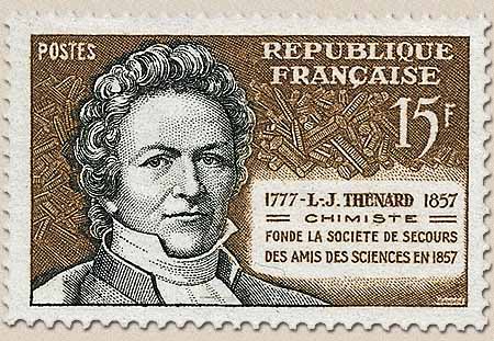 L.-J. THENARD 1777-1857 CHIMISTE FONDE LA SOCIÉTÉ DE SECOURS DES AMIS 