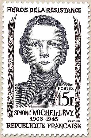 HÉROS DE LA RÉSISTANCE SIMONE MICHEL-LÉVY 1906-1945