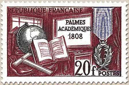 PALMES ACADÉMIQUES 1808