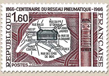 CENTENAIRE DU RÉSEAU PNEUMATIQUE 1866-1966