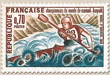 championnats du monde de canoë-kayak Bourg-St Maurice 1969