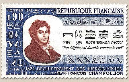 JEAN-FRANÇOIS CHAMPOLLION 1822. DÉCHIFFREMENT DES HIÉROGLYPHES 