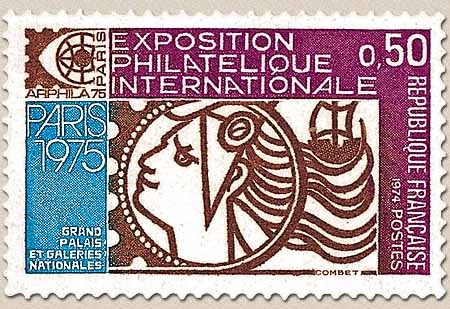 EXPOSITION PHILATÉLIQUE INTERNATIONALE ARPHILA 75 PARIS 1975 GRAND PAL