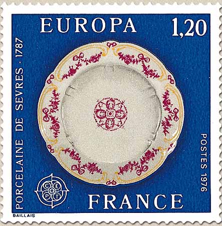 EUROPA CEPT PORCELAINE DE SÈVRES -1787