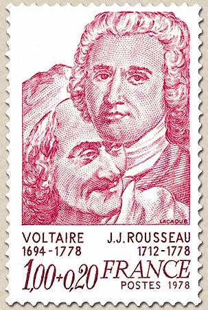 VOLTAIRE 1694-1778 J.J. ROUSSEAU 1712-1778